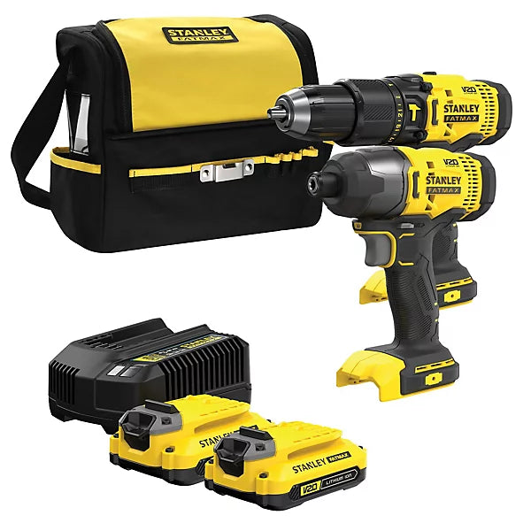 Buy Cashtro Ltd,Stanley FatMax V20 Combi Impact Cordless Driver Kit (Twin Kit – 18V) - Gadcet UK | UK | London | Scotland | Wales| Near Me | Cheap | Pay In 3 | Cordless Driver Kit